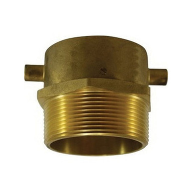 Opens dialog Midland Industries 444112 - Swivel Adapter w/ Lug, 2-1/2" MNST x 2-1/2" NPT(M), Brass