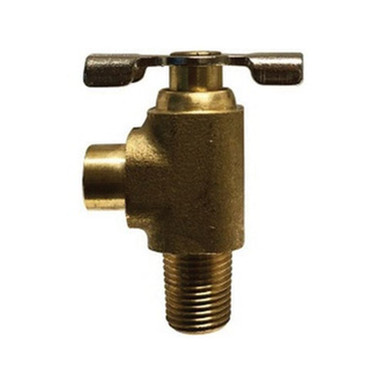 Opens dialog Midland Industries 46088 - Bibb Needle Valve, 5/16 x 1/8" Nominal, Compression x MPT, 150 psi