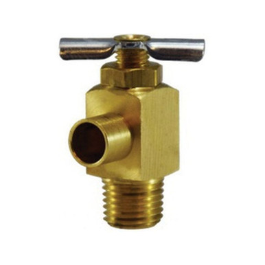 Opens dialog Midland Industries 46089 - Bibb Needle Valve, 3/8 x 1/4" Nominal, Compression x MPT, 150 psi