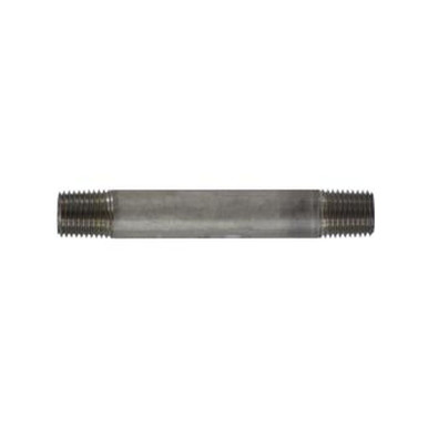 Opens dialog Midland Industries 48029 - Welded Pipe Nipple, 1/4" MPT x 1/4" MPT, 5-1/2" L, Stainless Steel, SCH