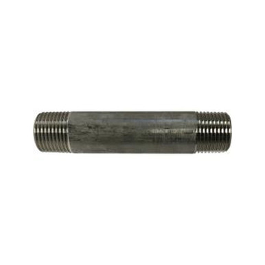 Opens dialog Midland Industries 48056 - Welded Pipe Nipple, 3/8" MPT x 3/8" MPT, 12" L, Stainless Steel, SCH 40
