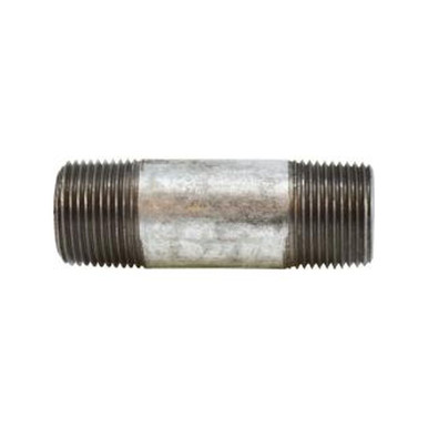 Opens dialog Midland Industries 58081 - Pipe Nipple, 3/4" MPT x 3/4" MPT, 1-1/2" L, Steel, Galvanized, SCH 80