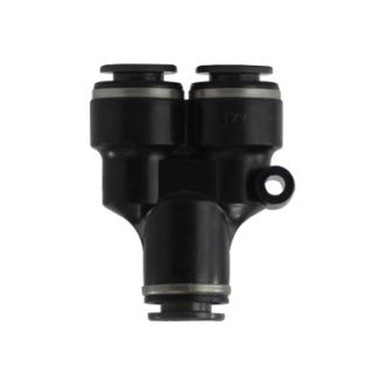 Opens dialog Midland Industries 620553C - Union Wye, 1/4" Push" Tube x 1/4" Push" Tube x 1/4" Push" Tube,