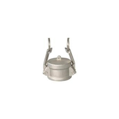 Opens dialog Midland Industries CDC-100-SS1 - Cam & Groove Dust Cap, 1" Type DC, Stainless Steel