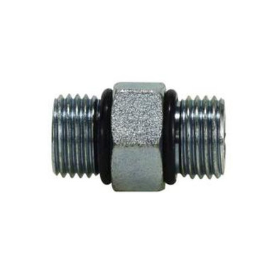 Opens dialog Midland Industries 6403O8 - Union Hex Nipple, 3/4" Male ORB x 3/4" Male ORB, Steel