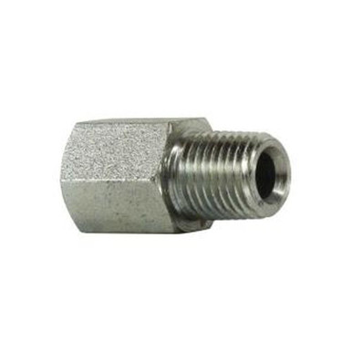 Opens dialog Midland Industries 6404108 - Straight Adapter, 7/8" Female ORB x 1/2" MIP, Steel