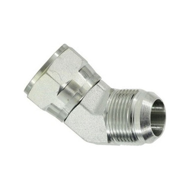Opens dialog Midland Industries 65028 - 45° Swivel Nut Elbow, 3/4" Female JIC x 3/4" Male JIC