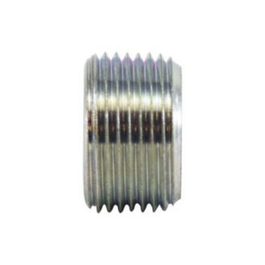 Opens dialog Midland Industries 66713 - Reducer Face Bushing, 1" MPT x 3/4" FPT, Steel, Zinc-Plated