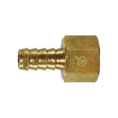 Opens dialog Midland Industries 707002-0506 - Rigid Adapter, 5/16" Hose Barbed x 3/8" FIP, Brass