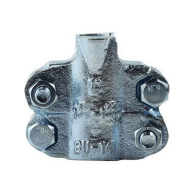 Opens dialog Midland Industries BC4-200-DP - High Pressure Clamp, 2-1/2" Nominal, 2-11/32" Min. Clamp Diameter