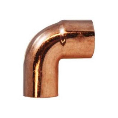 Opens dialog Midland Industries 77124 - 90° Solder Joint Street Elbow, 1/4" Fitting x 1/4" C, Copper