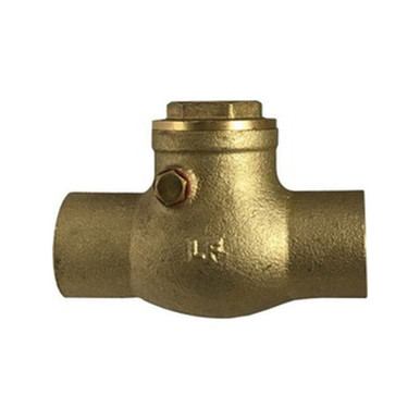 Opens dialog Midland Industries 940364LF - Swing Check Valve, 1" Nominal, Sweat x Sweat, Cast Brass Body, Import