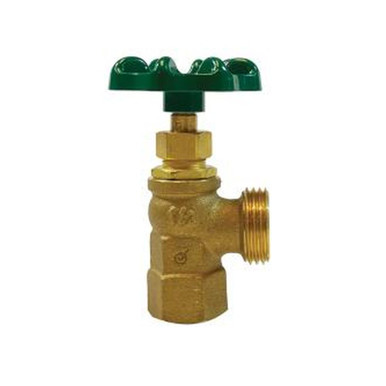 Opens dialog Midland Industries 942165LF - Boiler Drain Valve, 3/4" Nominal Pipe, FIP, Lead-Free Brass Body