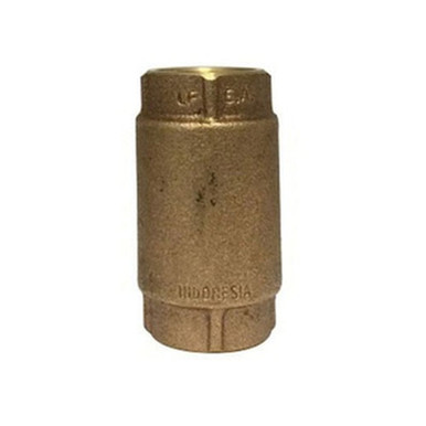 Opens dialog Midland Industries 944435LF - Check Valve, 2" Nominal, FIP x FIP, Brass Body, Import