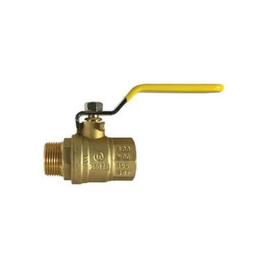 Opens dialog Midland Industries 948170LF - Ball Valve, 1/4" Nominal, MIP x FIP, 600 psi WOG Pressure, -20 to 248°