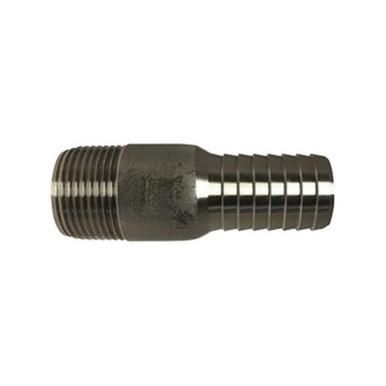 Opens dialog Midland Industries 973948SS - Adapter, 1-1/2" Insert x 1-1/2" MIP, Stainless Steel, 150 lb