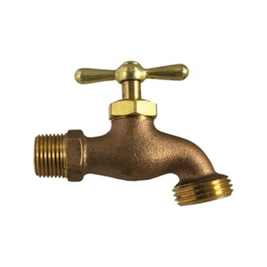 Opens dialog Midland Industries 942171LF - Hose Bibb Valve, 3/4" Nominal, MIP x GHT Connection