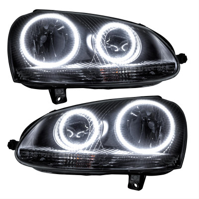 Oracle Lighting 2006-2010 Volkswagen Jetta Pre-Assembled LED Halo Headlights - (Chrome Housing) (7098-001, 7098-003, 7098-330, 7098-333, 7098-334, 7098-335, 7098-504)