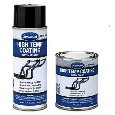 Eastwood Satin Black Hi-Temp Coating (10393Z, 10133Z)