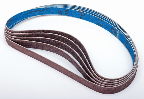 Eastwood 5 Pc 1/2 Inch x 18 Inch 80 Grit Replacement Sanding Belts (31456)
