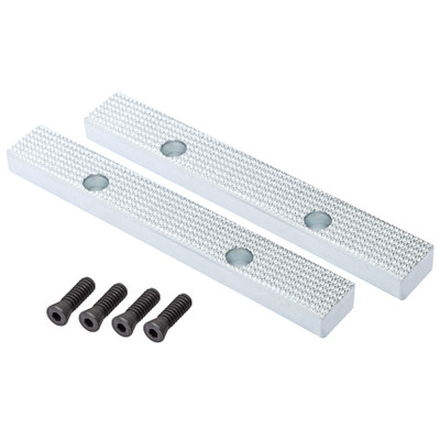 Yost 455-2 Pair of Replacement Serrated Jaws for Bench Vise Model 455 (57006)