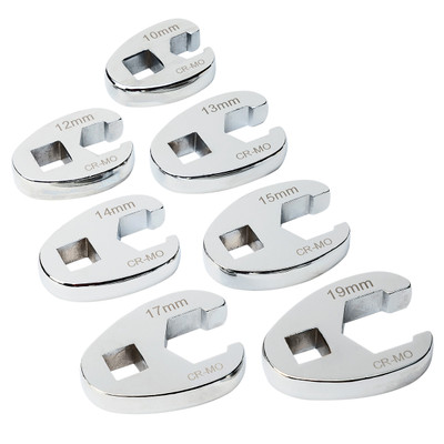Eastwood 7 Piece 3/8 Inch Metric Crowsfoot Socket Set (60380)