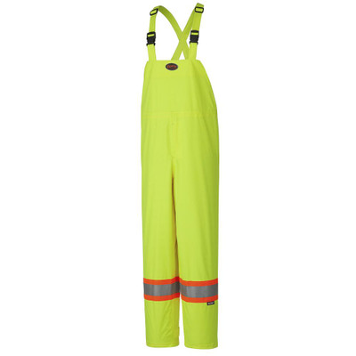 Pioneer Safety Waterproof Safety Bibs - XL Hi-Vis Yellow/Green (V1090260U-XL)