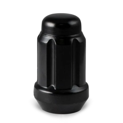 RHI Automotive 14X1.25 Lug Bolt (27MM/1.06") Spline 5 Lug Black 20 Lugs, 1 Key (8743BK5-B)