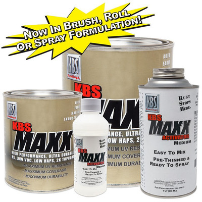 KBS Coatings MAXX Solid Color UV Stable 2K Durable Top Coat Paint