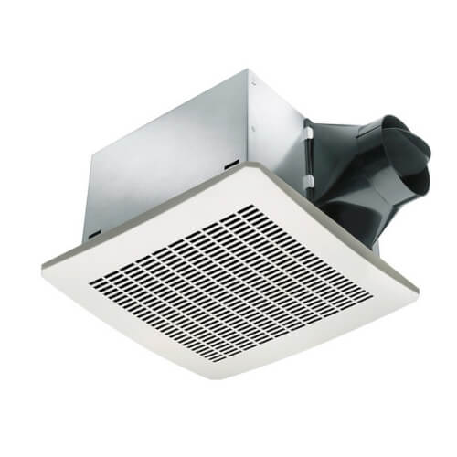 Delta Breez VFB25ADH 4 Inch Duct 110 CFM 7.7 W 1 Sones Humidity Sensor Exhaust Fan